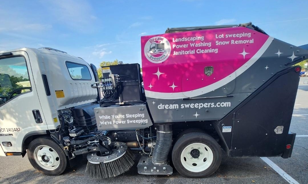 truck sweeper background image