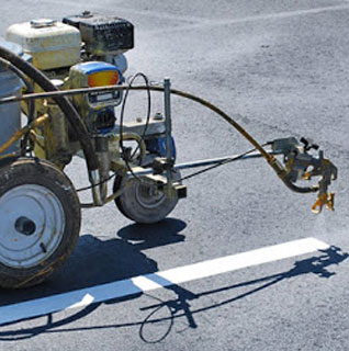 parking lot stripping image